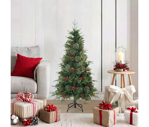 Mākslīgā Saliekamā Ziemassvētku Egle Ar Statīvu Zaļa 120 Cm Vidaxl