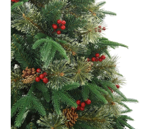 Mākslīgā Saliekamā Ziemassvētku Egle Ar Statīvu Zaļa 240 Cm Vidaxl