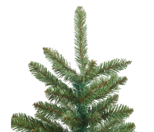 Mākslīgā Saliekamā Ziemassvētku Egle Zaļa 150 Cm Pvc, Tērauds Vidaxl