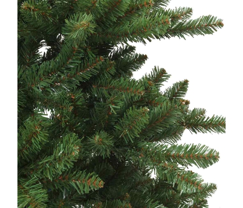 Mākslīgā Saliekamā Ziemassvētku Egle Zaļa 150 Cm Pvc, Tērauds Vidaxl