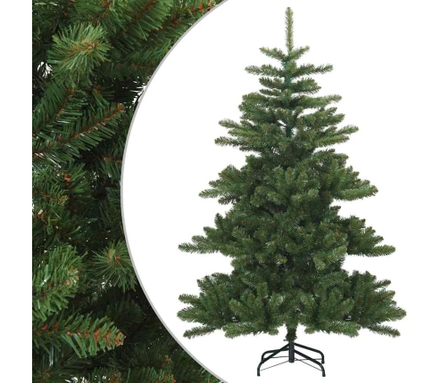 Mākslīgā Saliekamā Ziemassvētku Egle Zaļa 150 Cm Pvc, Tērauds Vidaxl