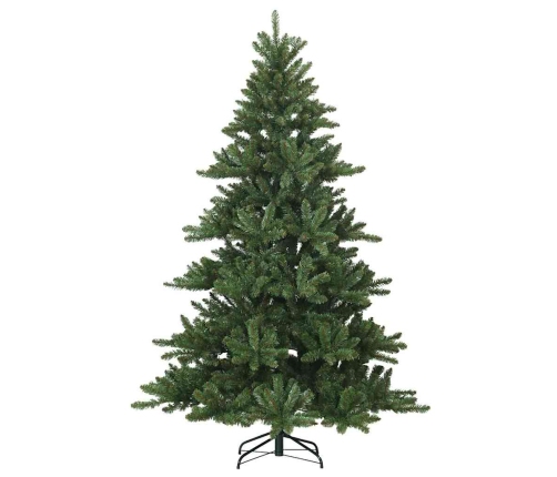 Mākslīgā Saliekamā Ziemassvētku Egle Zaļa 210 Cm Pvc, Tērauds Vidaxl