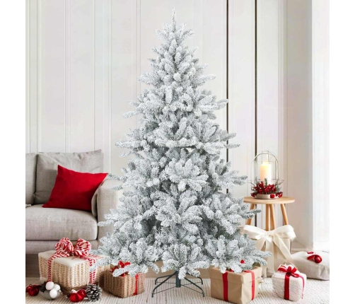 Mūsdienu Mākslīgais Saliekamais Ziemassvētku Koks, Apsnidzis Vidaxl