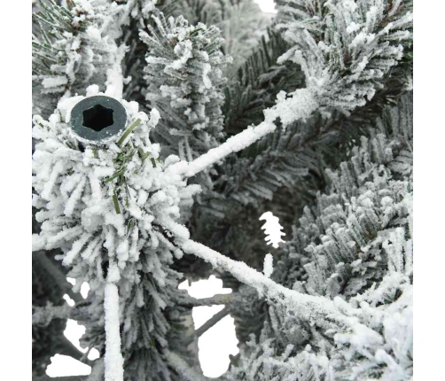 Mūsdienu Mākslīgais Saliekamais Ziemassvētku Koks, Apsnidzis Vidaxl