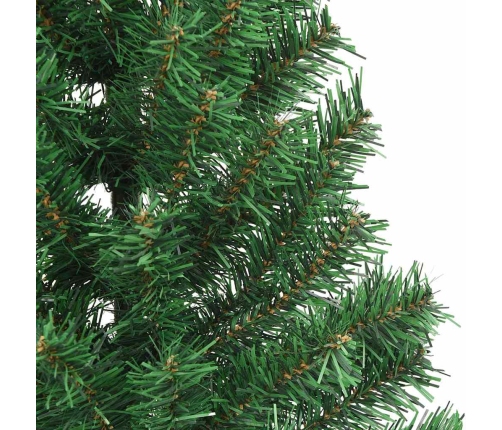 Mākslīgais Led Ziemassvētku Eglīte Su 300 Led Zaļa 240 Cm Pvc Vidaxl