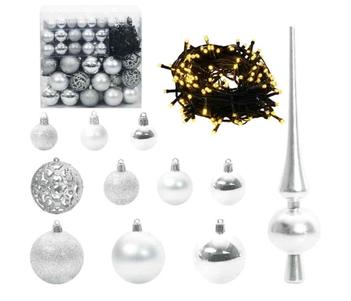 Mākslīgais Led Ziemassvētku Eglīte Su 300 Led Rozā 180 Cm Pvc Vidaxl