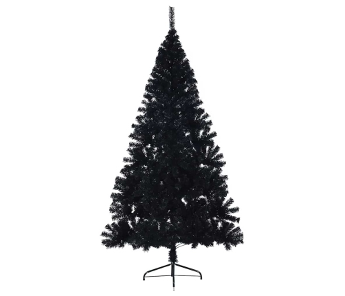 Mākslīgais Led Ziemassvētku Eglīte Su 300 Led Melna 180 Cm Pvc Vidaxl