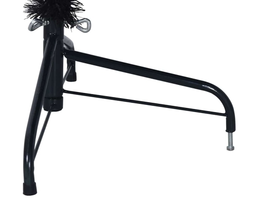 Mākslīgais Led Ziemassvētku Eglīte Su 300 Led Melna 210 Cm Pvc Vidaxl