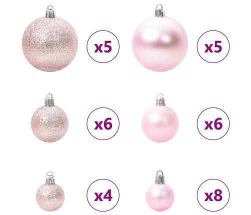 Mākslīgais Led Ziemassvētku Eglīte Sudraba 150 Cm Pet Vidaxl