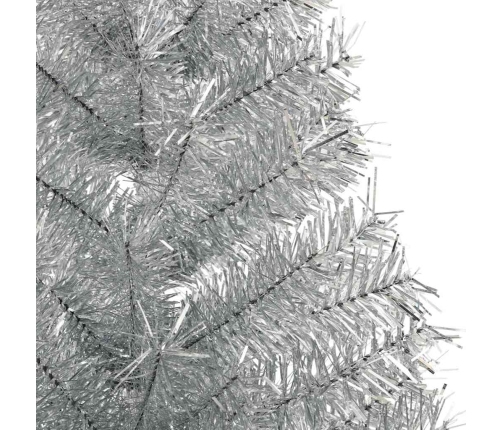 Mākslīgais Led Ziemassvētku Eglīte Sudraba 150 Cm Pet Vidaxl