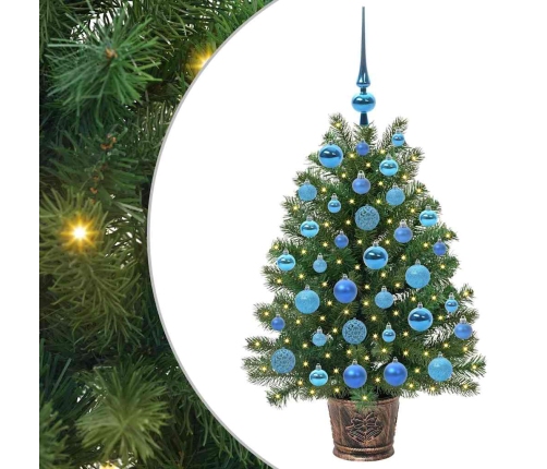 Mākslīgā Ziemassvētku Eglīte Su 150 Led Zaļa 90 Cm Pe Un Pvc Vidaxl