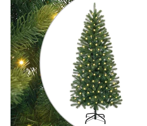 Mākslīgā Ziemassvētku Eglīte Su 150 Led Zaļa 120 Cm Pe Un Pvc Vidaxl