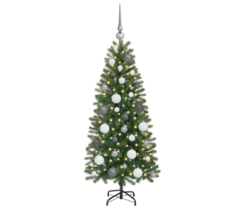 Mākslīgā Ziemassvētku Eglīte Su 150 Led Zaļa 120 Cm Pe Un Pvc Vidaxl