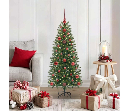 Mākslīgā Ziemassvētku Eglīte Su 150 Led Zaļa 120 Cm Pe Un Pvc Vidaxl