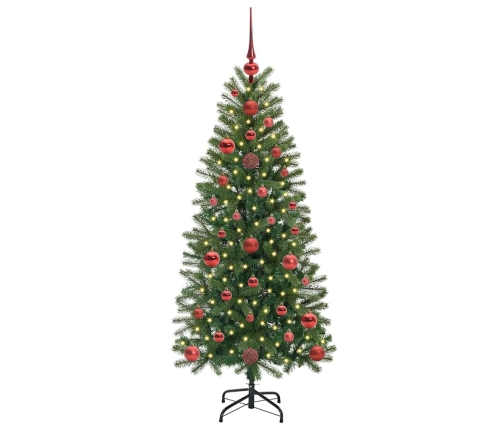 Mākslīgā Ziemassvētku Eglīte Su 150 Led Zaļa 120 Cm Pe Un Pvc Vidaxl