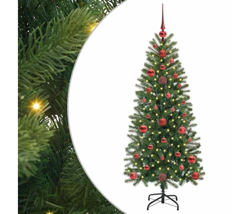 Mākslīgā Ziemassvētku Eglīte Su 150 Led Zaļa 120 Cm Pe Un Pvc Vidaxl