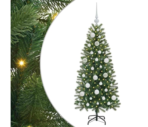 Mākslīgā Ziemassvētku Eglīte Su 150 Led Zaļa 120 Cm Pe Un Pvc Vidaxl