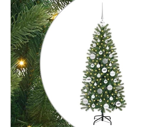 Mākslīgā Ziemassvētku Eglīte Su 150 Led Zaļa 120 Cm Pe Un Pvc Vidaxl