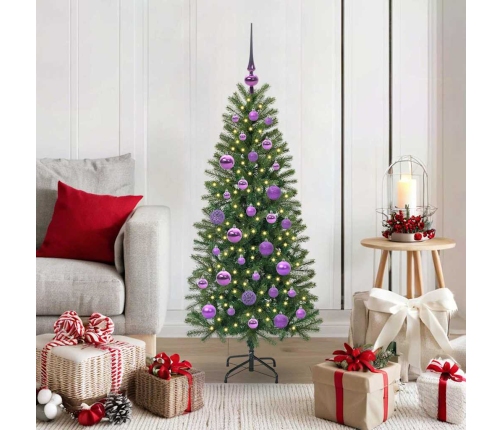 Mākslīgā Ziemassvētku Eglīte Su 150 Led Zaļa 120 Cm Pe Un Pvc Vidaxl