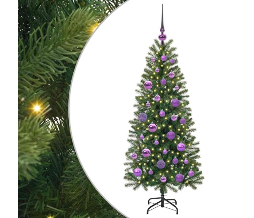 Mākslīgā Ziemassvētku Eglīte Su 150 Led Zaļa 120 Cm Pe Un Pvc Vidaxl