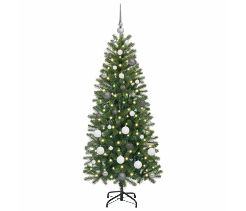 Mākslīgā Ziemassvētku Eglīte Su 150 Led Zaļa 150 Cm Pe Un Pvc Vidaxl