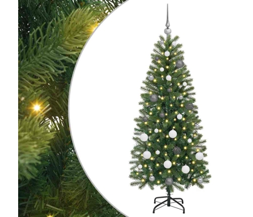 Mākslīgā Ziemassvētku Eglīte Su 150 Led Zaļa 150 Cm Pe Un Pvc Vidaxl