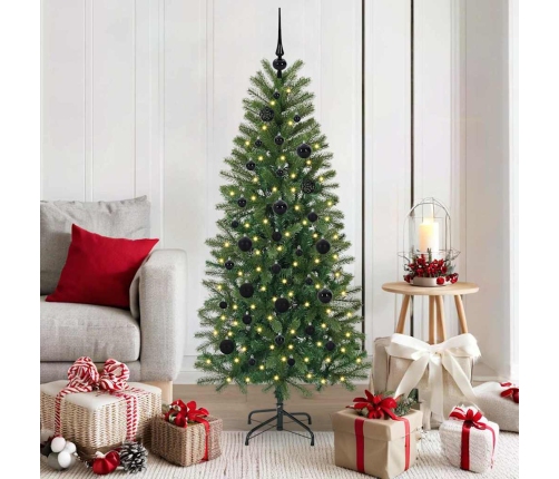 Mākslīgā Ziemassvētku Eglīte Su 150 Led Zaļa 150 Cm Pe Un Pvc Vidaxl