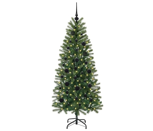 Mākslīgā Ziemassvētku Eglīte Su 150 Led Zaļa 150 Cm Pe Un Pvc Vidaxl