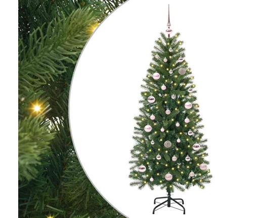 Mākslīgā Ziemassvētku Eglīte Su 150 Led Zaļa 150 Cm Pe Un Pvc Vidaxl