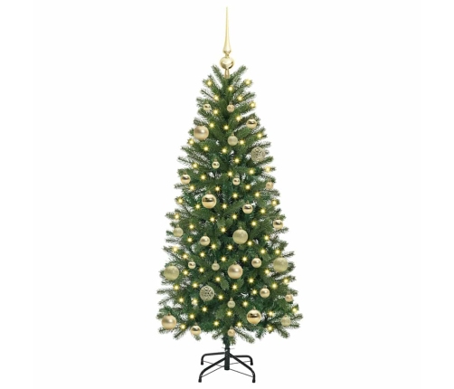 Mākslīgā Ziemassvētku Eglīte Su 150 Led Zaļa 150 Cm Pe Un Pvc Vidaxl