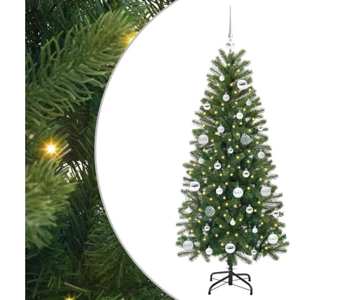 Mākslīgā Ziemassvētku Eglīte Su 150 Led Zaļa 150 Cm Pe Un Pvc Vidaxl