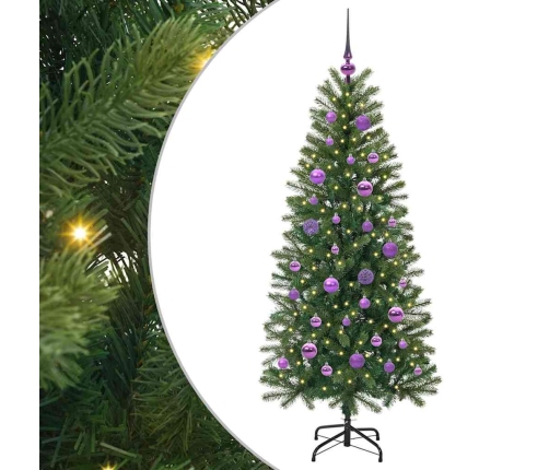 Mākslīgā Ziemassvētku Eglīte Su 150 Led Zaļa 150 Cm Pe Un Pvc Vidaxl