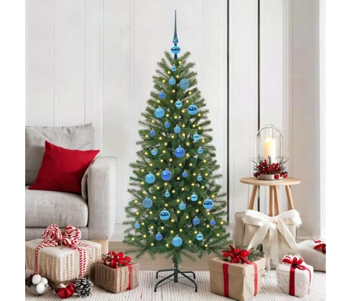 Mākslīgā Ziemassvētku Eglīte Su 150 Led Zaļa 150 Cm Pe Un Pvc Vidaxl