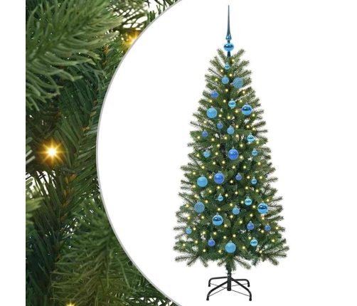 Mākslīgā Ziemassvētku Eglīte Su 150 Led Zaļa 150 Cm Pe Un Pvc Vidaxl