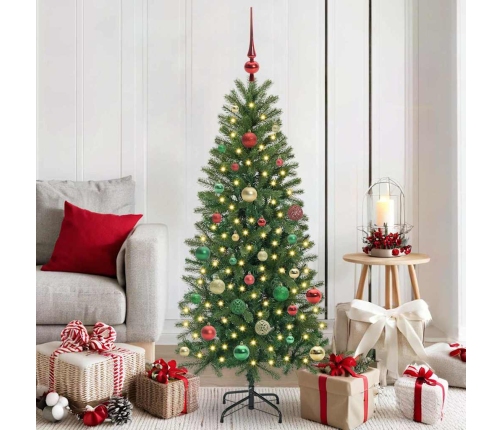 Mākslīgā Ziemassvētku Eglīte Su 150 Led Zaļa 150 Cm Pe Un Pvc Vidaxl