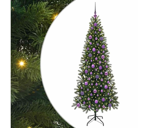 Mākslīgā Ziemassvētku Eglīte Su 300 Led Zaļa 180 Cm Pe Un Pvc Vidaxl