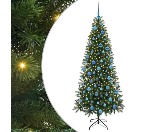 Mākslīgā Ziemassvētku Eglīte Su 300 Led Zaļa 180 Cm Pe Un Pvc Vidaxl