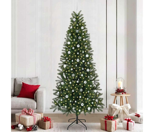 Mākslīgā Ziemassvētku Eglīte Su 300 Led Zaļa 240 Cm Pe Un Pvc Vidaxl