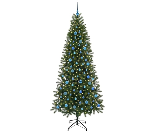 Mākslīgā Ziemassvētku Eglīte Su 300 Led Zaļa 240 Cm Pe Un Pvc Vidaxl