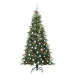 Mākslīgā Saliekamā Ziemassvētku Egle Zaļa 180 Cm Pe Un Pvc Vidaxl