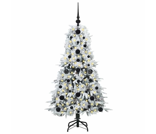 Mākslīgā Saliekamā Ziemassvētku Egle Zaļa 120 Cm Pe Un Pvc Vidaxl