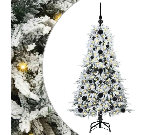 Mākslīgā Saliekamā Ziemassvētku Egle Zaļa 120 Cm Pe Un Pvc Vidaxl