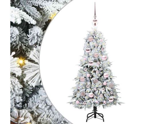 Mākslīgā Saliekamā Ziemassvētku Egle Zaļa 120 Cm Pe Un Pvc Vidaxl