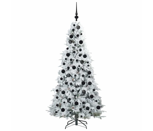 Mākslīgā Saliekamā Ziemassvētku Egle Zaļa 180 Cm Pe Un Pvc Vidaxl