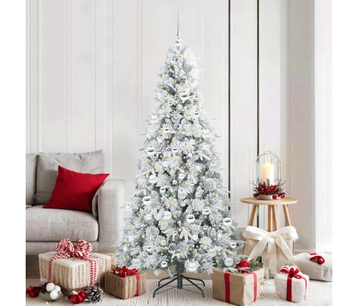 Mākslīgā Saliekamā Ziemassvētku Egle Zaļa 180 Cm Pe Un Pvc Vidaxl