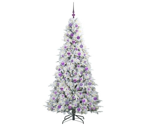 Mākslīgā Saliekamā Ziemassvētku Egle Zaļa 180 Cm Pe Un Pvc Vidaxl