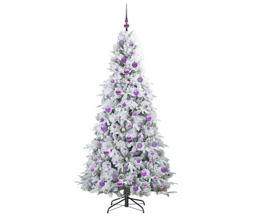 Mākslīgā Saliekamā Ziemassvētku Egle Zaļa 180 Cm Pe Un Pvc Vidaxl