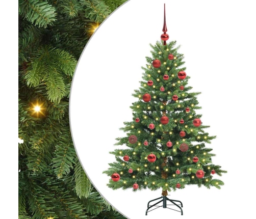 Mākslīgā Ziemassvētku Eglīte Su 150 Led Zaļa 150 Cm Pe Un Pvc Vidaxl