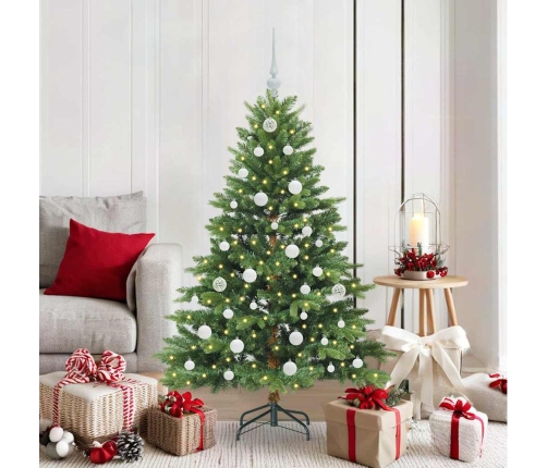 Mākslīgā Ziemassvētku Eglīte Su 150 Led Zaļa 150 Cm Pe Un Pvc Vidaxl