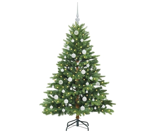 Mākslīgā Ziemassvētku Eglīte Su 150 Led Zaļa 150 Cm Pe Un Pvc Vidaxl